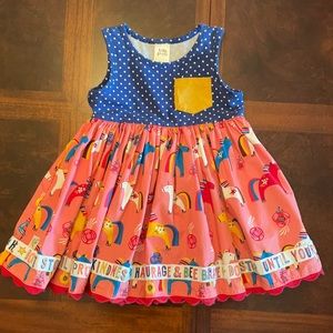 Girls Wild flowers top